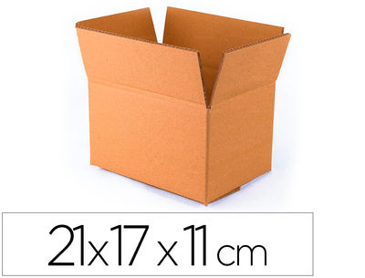 Caja para embalar q-connect fondo automatico medidas 210x170x110 mm espesor