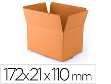 Caja para embalar q-connect usos varios carton doble canal marron 172X217X110 mm