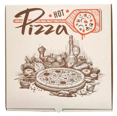 Caja pizza 25x25x3,5 cm