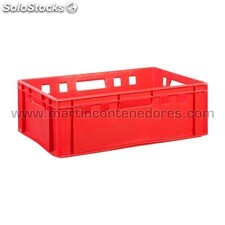 Caja plástica Cárnica E2 600x400x200/195 mm