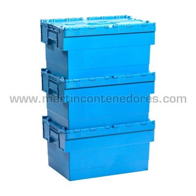 Caja plástica encajable 600x400x320/300 mm - Foto 4