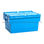 Caja plástica encajable 600x400x320/300 mm - 1