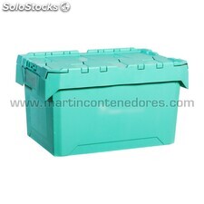 Caja plástica encajable 600x400x340/320 mm