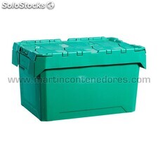 Caja plástica encajable 600x400x340/320 mm