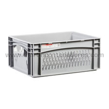 Caja plástica ranurada 400x300x170/158 mm