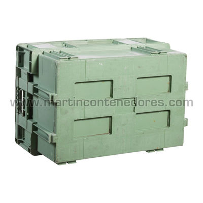 Caja plástica semi encajable 600x400x330/290 mm - Foto 5