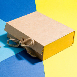 Caja regalo con lazo cartón frakt - Foto 3