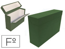 Caja transferencia mariola folio doble carton forrado geltex lomo 20 cm color
