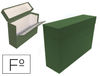 Caja transferencia mariola folio doble carton forrado geltex lomo 20 cm color