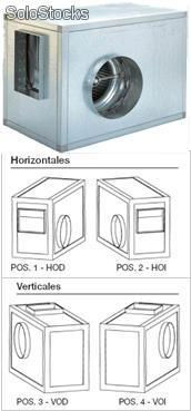 Caja ventilación 400º/2h simple oído 18/9 3 cv