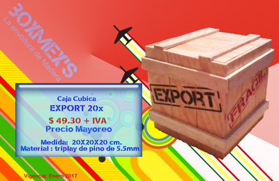 Cajas Cubica Export