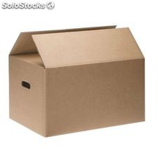 Cajas de cartón con asas 50x40x30 cms (pack 100 unidades)