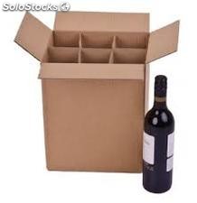 cajas de cartón de vino