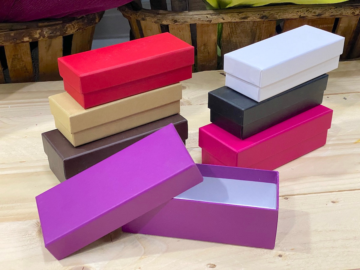 Cajas de cartón duro para regalos y detalles colores 2 medidas