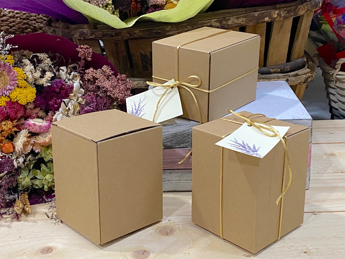 Cajas de cartón kraft para regalo
