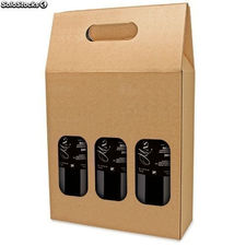 Cajas para 3 botellas de vino