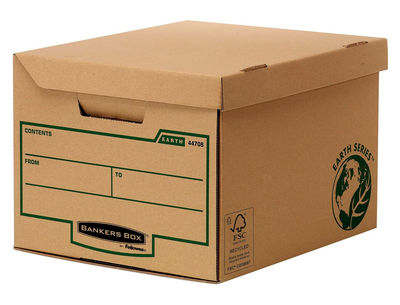Cajon fellowes carton reciclado para almacenamiento de archivadores capacidad 6 - Foto 2