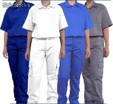 calça camisa conjunto de brim para uniforme profissional industrial