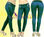 Calça jeans cor verde Push Up ao Estilo Colombiano com Cores de Verão - 1