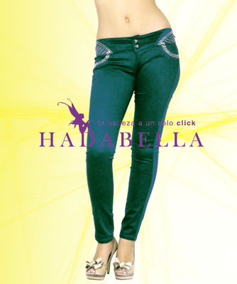 Calça jeans cor verde Push Up ao Estilo Colombiano com Cores de Verão - Foto 2