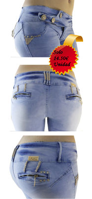 Calça jeans Push Up ao Estilo Colombiano - Foto 2