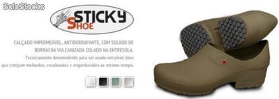 Calçado medico hospitalar sticky shoe - anti derrapante - Foto 2