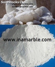 Calcite lumps, marble chips, calcite powder