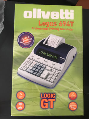 Calcolatrice professionale Olivetti da ufficio