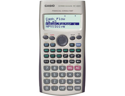 Calculadora casio fc-100v financiera 4 lineas 10+2 digitos almacenamiento flash - Foto 2