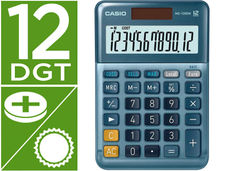 Calculadora casio ms-120em sobremesa 12 digitos tx +/- tecla doble cero color