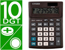 Calculadora citizen sobremesa business line eco eficiente solar y pilas 10