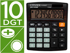 Calculadora citizen sobremesa sdc-810 bn 10 digitos negro