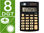 Calculadora liderpapel bolsillo xf05 8 digitos solar y pilas color negro 98x62x8 - 1