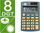 Calculadora liderpapel bolsillo xf07 8 digitos solar y pilas color gris 98x62x8 - 1