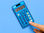 Calculadora liderpapel bolsillo xf09 8 digitos solar y pilas color azul 115x65x8 - Foto 4
