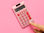 Calculadora liderpapel bolsillo xf12 8 digitos solar y pilas color rosa 115x65x8 - Foto 4