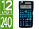Calculadora liderpapel cientifica xf32 12 digitos 240 funciones con tapa solar y - 1