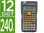 Calculadora liderpapel cientifica xf34 12 digitos 240 funciones con tapa solar y - 1