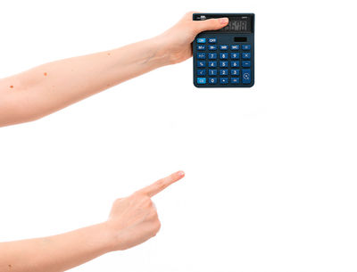 Calculadora liderpapel sobremesa xf17 8 digitos solar y pilas color azul - Foto 4