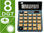 Calculadora liderpapel sobremesa xf18 8 digitos solar y pilas color gris - 1