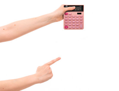 Calculadora liderpapel sobremesa xf23 10 digitos solar y pilas color rosa - Foto 4