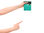 Calculadora liderpapel sobremesa xf24 10 digitos solar y pilas color verde - Foto 4