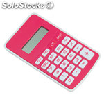 Calculatrice RESULT avec piles bouton incluses. Trois couleurs disponibles.