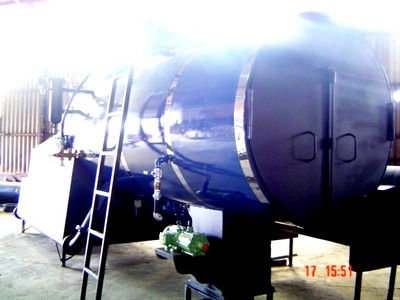 Caldeira água flama tubular - (volume de condensação: 3.000 kg/h)