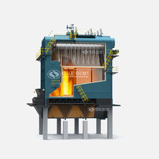 Caldera de agua caliente a biomasa de la serie DZL