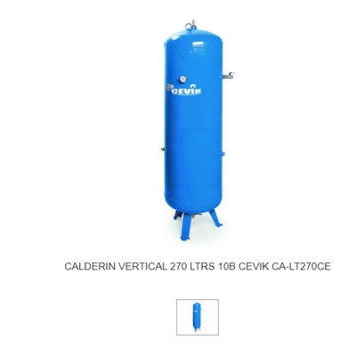 Calderin vertical 270 ltrs 10B cevik ca-LT270CE - Foto 3
