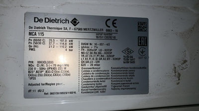 Calefaccion a gas De-dietrich, 428 kw - Foto 2