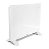 Calefactor eléctrico de lujo - Convector - Panel de vidrio - 1500W - Blanco |