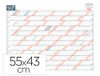 Calendario quo vadis diarizon sp 55X43 cm año vista rayado horizontal