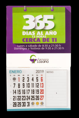 Calendarios Magnéticos con Faldilla 10,5x18 cm